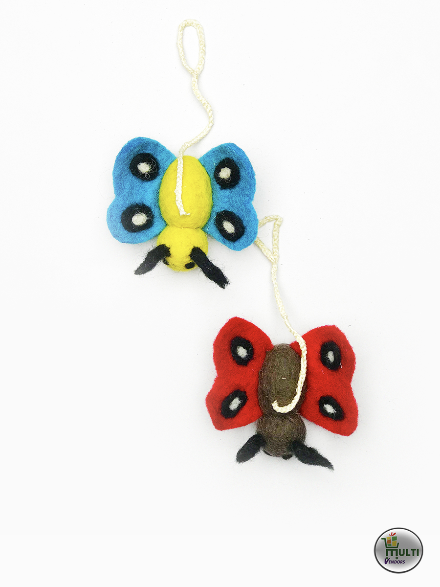 Colorful  Butterfly Cat Toys Set - MVSEB 1137